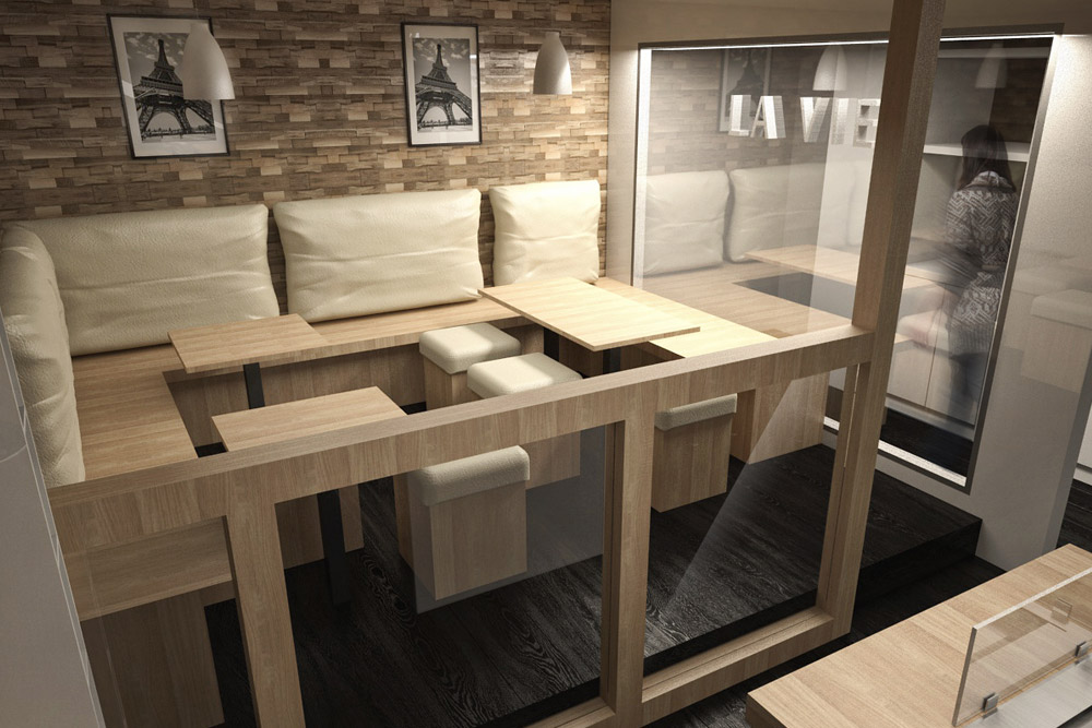 Cafe Sitzbereich Ladenbau